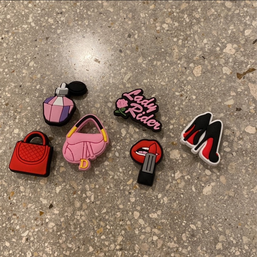 Crocs Charms from designer to makeup to bling